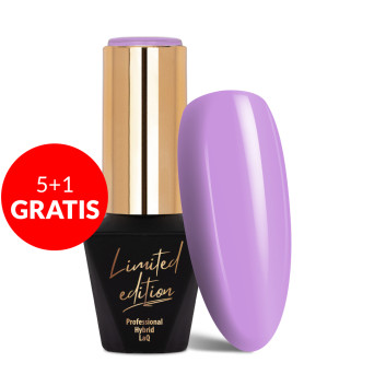 5+1gratis Lakier hybrydowy MollyLac Limited Edition Rise Violet 10g Nr 414