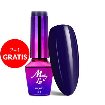 2+1gratis Lakier hybrydowy MollyLac Inspired by you Romantic 5g Nr 56