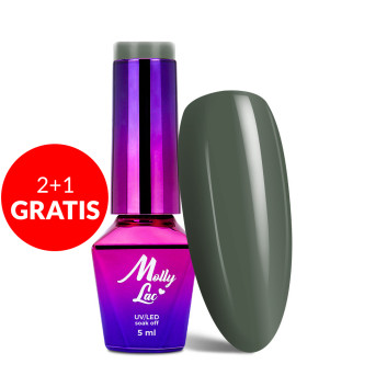 2+1gratis Lakier hybrydowy MollyLac Rest & Relax Forest 5ml nr 97