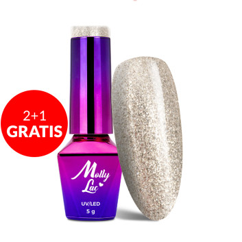 2+1gratis Lakier hybrydowy MollyLac Sensual Victoria 5g Nr 207