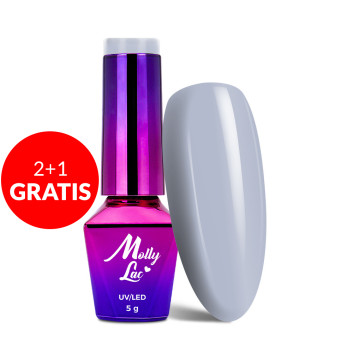 2+1gratis Lakier hybrydowy MollyLac Fashion outfit Infinity 5g Nr 345