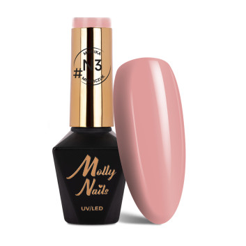 Lakier hybrydowy Molly Nails Natural by Monika Mielniczuk HEMA/Di-HEMA free 8g Nr N3