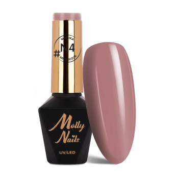 Lakier hybrydowy Molly Nails Natural by Monika Mielniczuk HEMA/Di-HEMA free 8g Nr N4