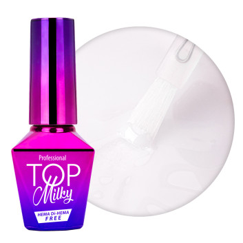 Top Milky MollyLac White mleczny no wipe bez przemywania HEMA/Di-HEMA Free 10 g