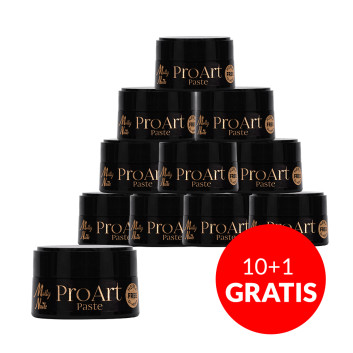 10+1gratis Pasta do zdobień ProArt Paste Molly Nails Gold HEMA/Di-HEMA free 5g Nr 16