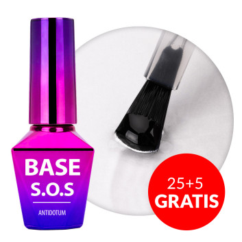 25+5gratis Baza kauczukowa S.O.S. rubber base MollyLac 10g