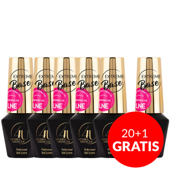 20+1gratis Elastyczna baza o wysokiej przyczepności Extreme Base by Monika Mielniczuk MollyLac 10g