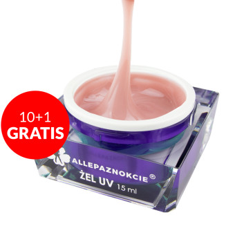 10+1gratis Żel budujący Jelly Allepaznokcie Bisque 15ml