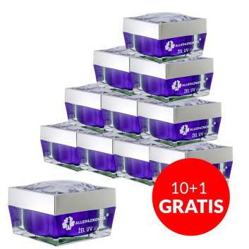 10+1gratis Żel budujący Jelly Allepaznokcie Bisque 50g