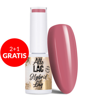 2+1gratis Lakier hybrydowy AlleLac Business Woman HEMA/Di-HEMA Free 5g Nr 196