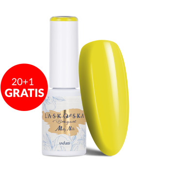 20+1gratis Lakier hybrydowy Molly Nails @Bouquet by Laskovska Queen Lime HEMA/Di-HEMA Free 7g