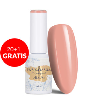 20+1gratis Lakier hybrydowy Molly Nails @Bouquet by Laskovska Tulip Dreams HEMA/Di-HEMA Free 7g