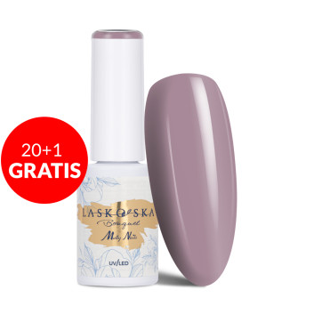 20+1gratis Lakier hybrydowy Molly Nails @Bouquet by Laskovska Shola HEMA/Di-HEMA Free 7g