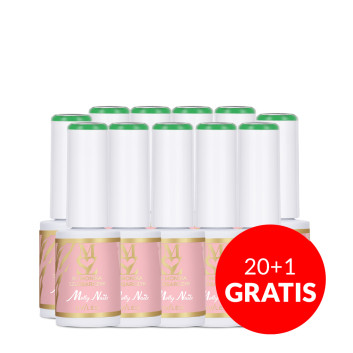 20+1gratis Lakier hybrydowy Molly Nails @Summer Love by Monika Szlósarczyk HEMA/Di-HEMA Free 7g Nr 8