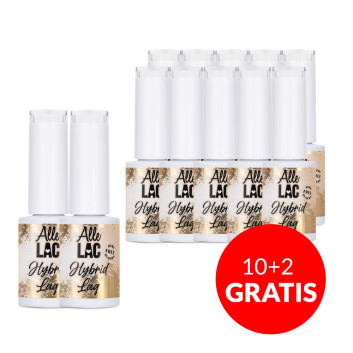 10+2gratis Lakier hybrydowy AlleLac Ice Candy Collection Hema/di-Hema free 5g Nr 10