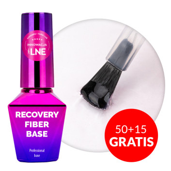 50+15gratis Baza hybrydowa Recovery Fiber Base MollyLac Clear Pink 10g