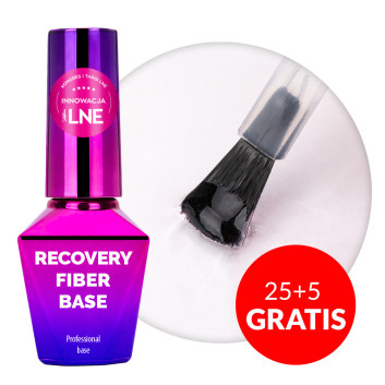 25+5gratis Baza hybrydowa Recovery Fiber Base MollyLac Clear Pink 10g