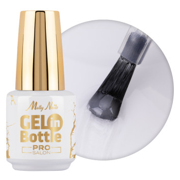 Żel w butelce wielofunkcyjny żel budujący z pędzelkiem Gel in bottle Molly Nails Pro Salon White Angel 15g