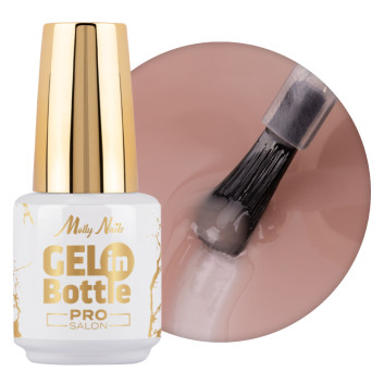 Żel w butelce wielofunkcyjny żel budujący z pędzelkiem Gel in bottle Molly Nails Pro Salon Jasmine 15g