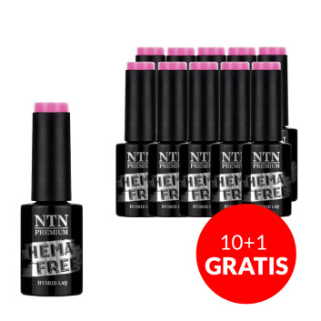 10+1gratis Lakier hybrydowy Ntn Premium California Collection HEMA/Di-HEMA Free 5g Nr 140