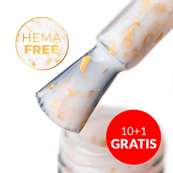 10+1gratis Mleczna baza kauczukowa Flakes Rubber Base Milk&Gold MollyLac HEMA Free 10 gram