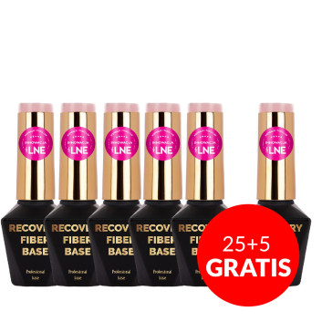 25+5gratis Baza hybrydowa Recovery Fiber Base MollyLac Make Me Blush 10g