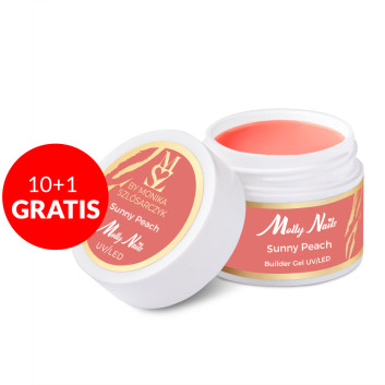 10+1gratis Żel budujący Milky Dreams Gel Sunny Peach by Monika Szlósarczyk Molly Nails HEMA Free 15g