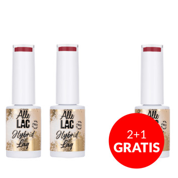 2+1gratis Lakier hybrydowy AlleLac Egypt Nude HEMA/Di-HEMA Free 5g Nr 182