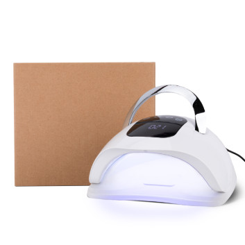 Lampa do paznokci UV/LED 320W No Name do lakierów hybrydowych żeli i akrylożeli biała X19 MAX