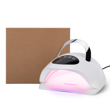 Lampa do paznokci UV/LED 320W No Name do lakierów hybrydowych żeli i akrylożeli biała X17 MAX
