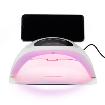 Lampa do paznokci UV/LED 320W No Name do lakierów hybrydowych żeli i akrylożeli biała X17 MAX