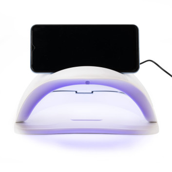 Lampa do paznokci UV/LED 320W No Name do lakierów hybrydowych żeli i akrylożeli biała X16 MAX