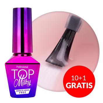 10+1gratis Top Milky MollyLac Sepia mleczny no wipe bez przemywania HEMA/Di-HEMA Free 10 g