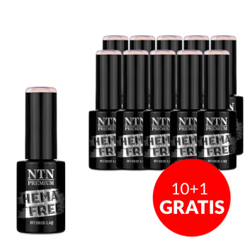 10+1gratis Lakier hybrydowy Ntn Premium Milkshake HEMA/Di-HEMA Free 5g Nr 308