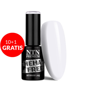 10+1gratis Lakier hybrydowy Ntn Premium Delicate French HEMA/Di-HEMA Free 5g Nr 303