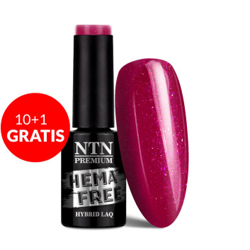 10+1gratis Lakier hybrydowy Ntn Premium Passion for Love Collection HEMA/Di-HEMA Free 5g Nr 203