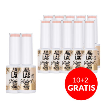 10+2gratis Lakier hybrydowy AlleLac Business Woman HEMA/Di-HEMA Free 5g Nr 201