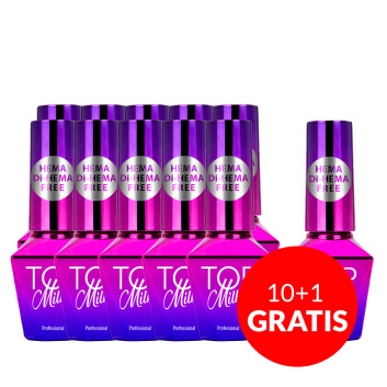 10+1gratis Top Milky MollyLac Daisy mleczny no wipe bez przemywania HEMA/Di-HEMA Free 10 g