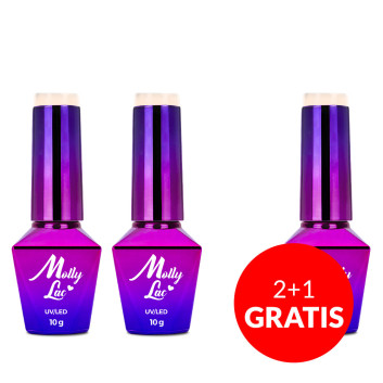 2+1gratis Lakier hybrydowy MollyLac Wedding Yes, I Do I Love Creamy 10g Nr 27