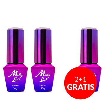 2+1gratis Lakier hybrydowy MollyLac Madame French Couture! 10g Nr 426