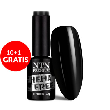 10+1gratis Lakier hybrydowy NTN Premium After Midnight Collection HEMA/Di-HEMA Free 5g Nr 72