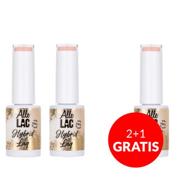 2+1gratis Lakier hybrydowy AlleLac Business Woman HEMA/Di-HEMA Free 5g Nr 201