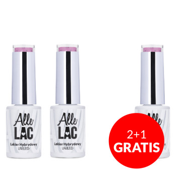 2+1gratis Lakier hybrydowy AlleLac Fizzy Cocktails Collection 5g nr 100