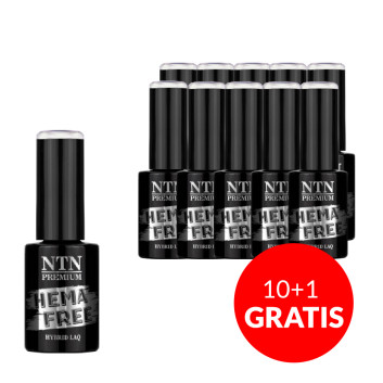 10+1gratis Lakier hybrydowy NTN Premium Miss Universe Collection HEMA/Di-HEMA Free 5g Nr 35