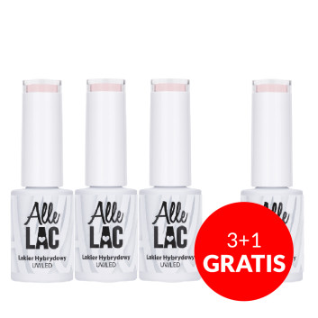 3+1gratis Lakier hybrydowy AlleLac Shine Like a Bride 5g Nr 123