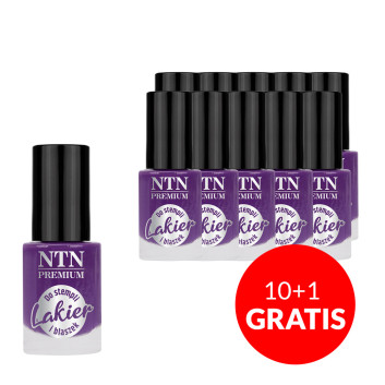 10+1gratis Lakier do stempli i blaszek NTN Premium fioletowy 7ml Nr 97