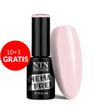 10+1gratis Lakier hybrydowy Ntn Premium Delicate French HEMA/Di-HEMA Free 5g Nr 302