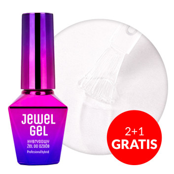 2+1gratis Żel hybrydowy do mocowania ozdób Jewel Gel MollyLac 10g