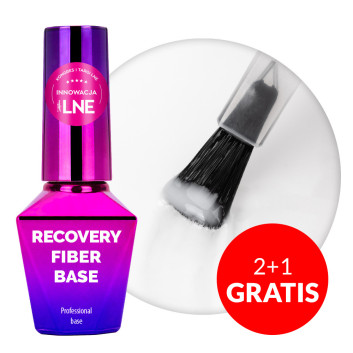 2+1gratis Baza hybrydowa Recovery Fiber Base MollyLac Natural white 10g