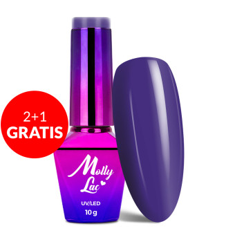 2+1gratis Lakier hybrydowy MollyLac Inspired by you Pretty Woman 10g Nr 58